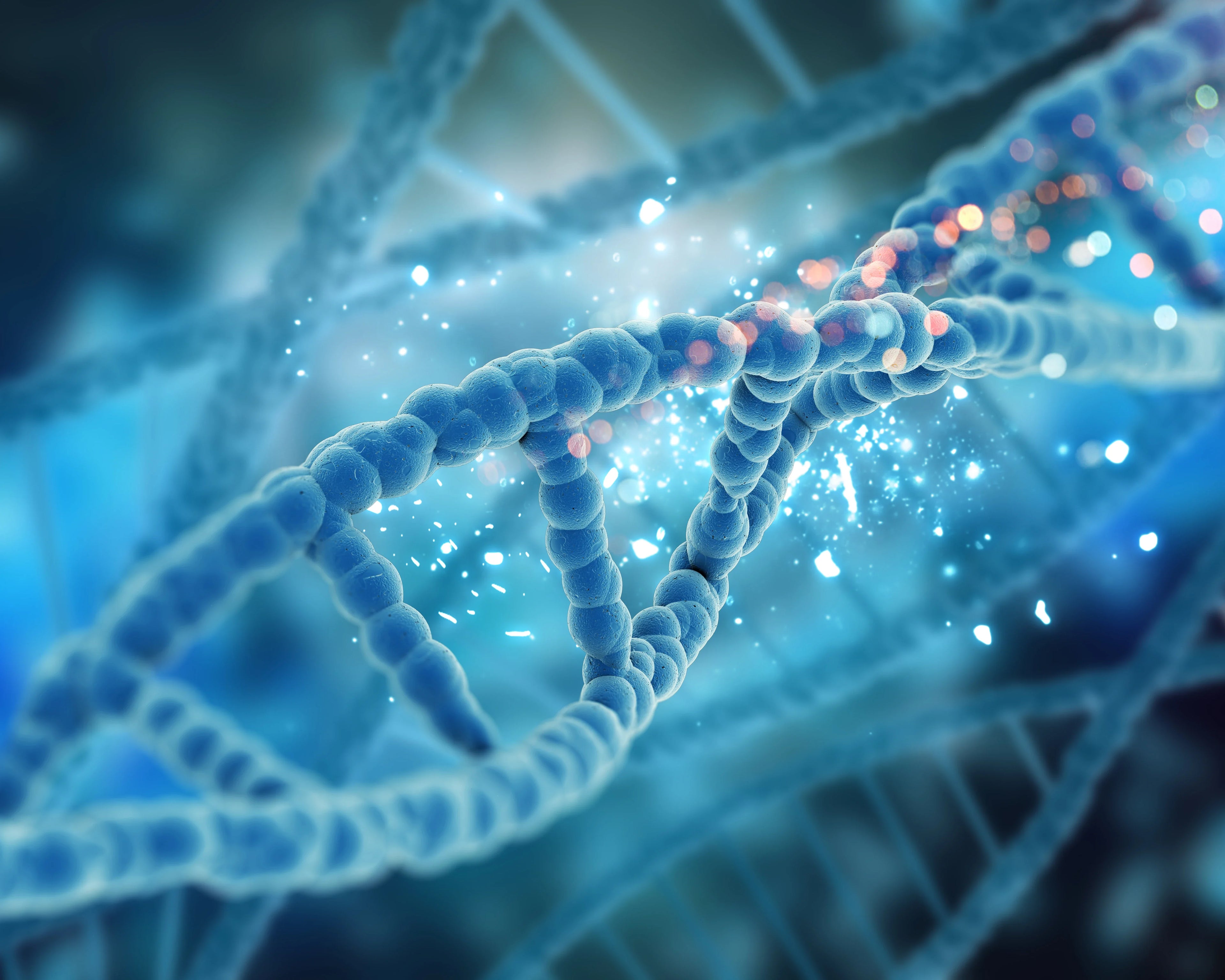 wizualizacja komputerowa DNA